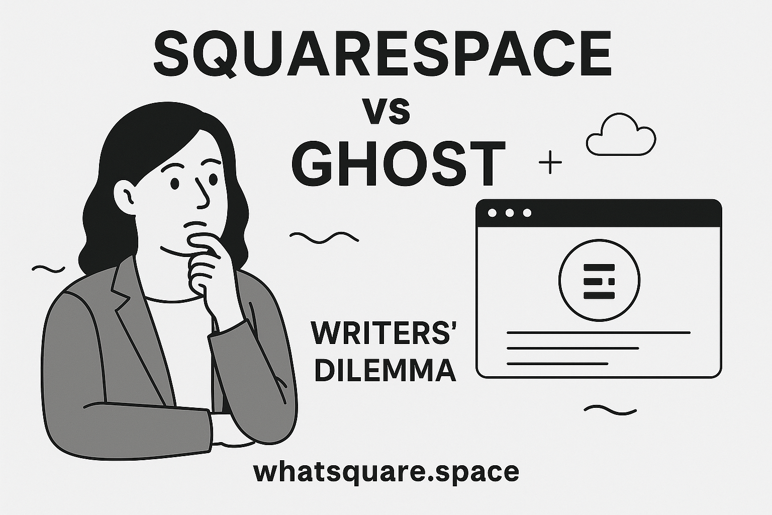 Squarespace vs Ghost: Writers' Dilemma 2025